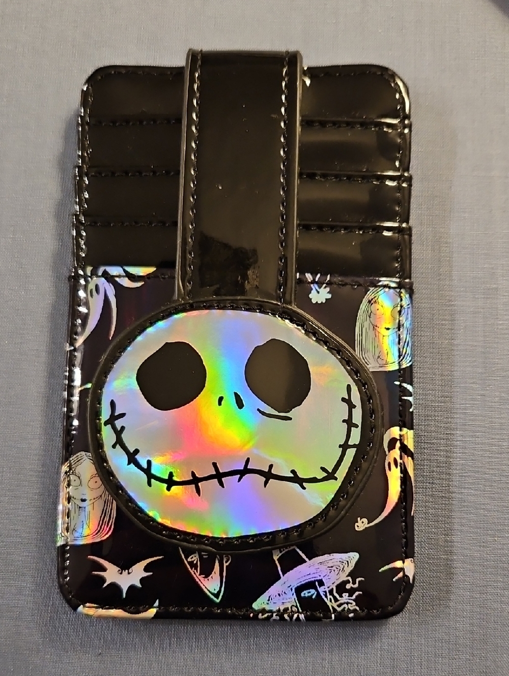 Disney nightmare before Christmas Holographic Jack Skellington Card Wallet